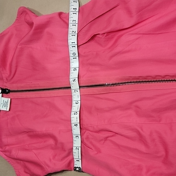 BB Dakota, Hot Pink Size 4, Barbiecore Fitted Dress, Full Zip Front Closure, EUC - Picture 11 of 11